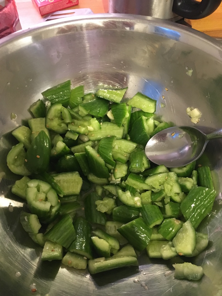 Smashed Chinese Cucumber Salad